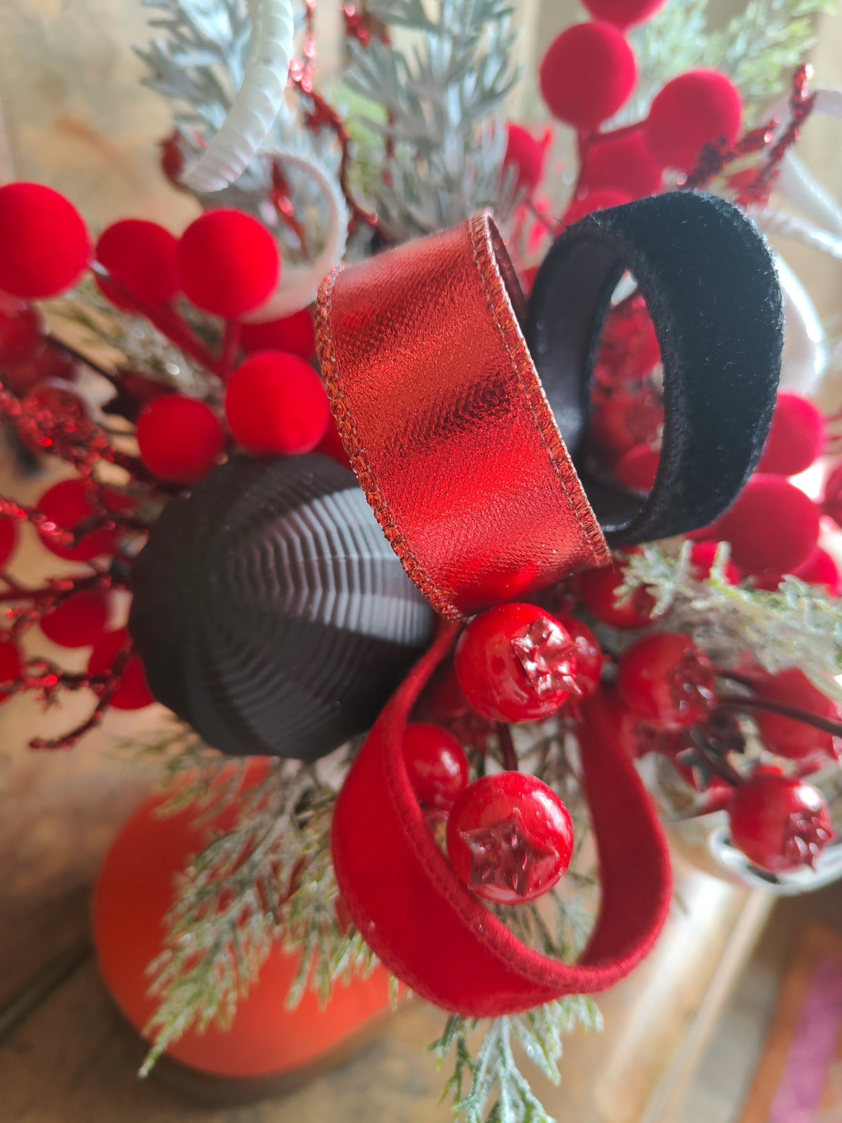 Santa boot Christmas decoration
