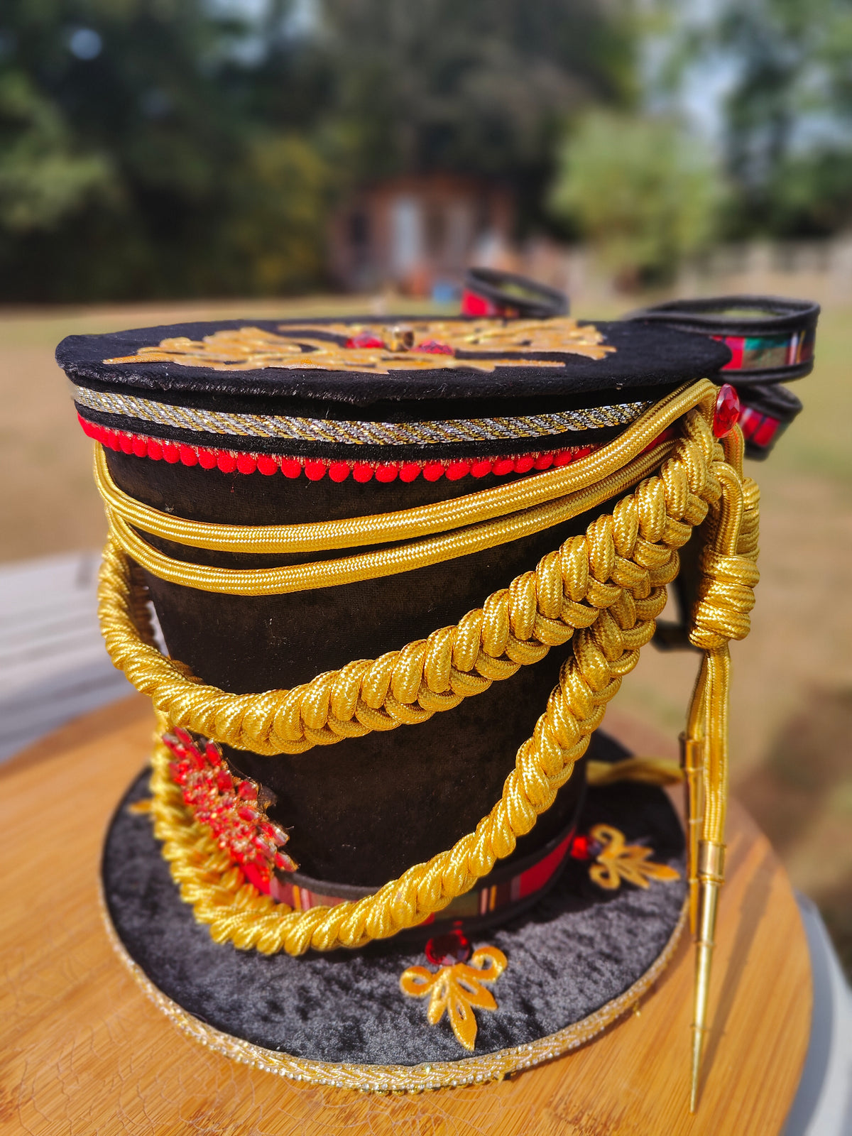 Large Nutcracker hat Christmas decoration