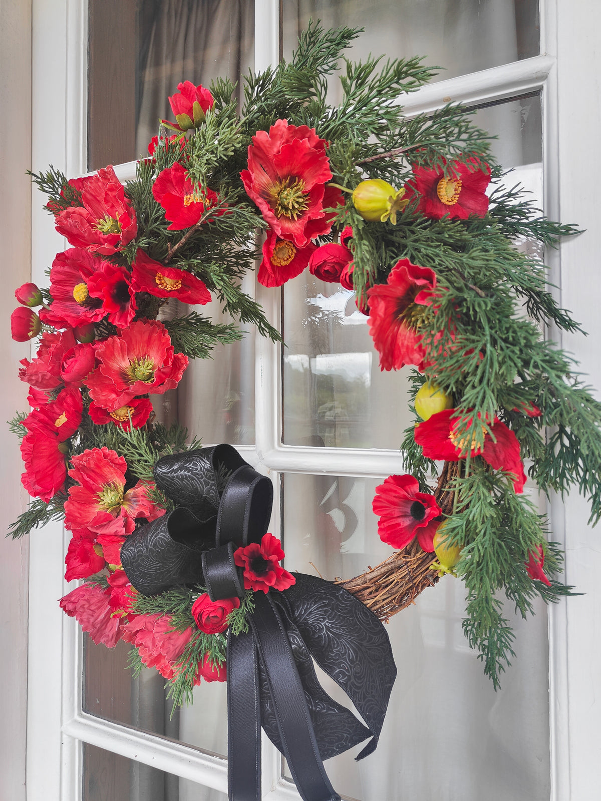 Poppy wreath Remembrance Sunday