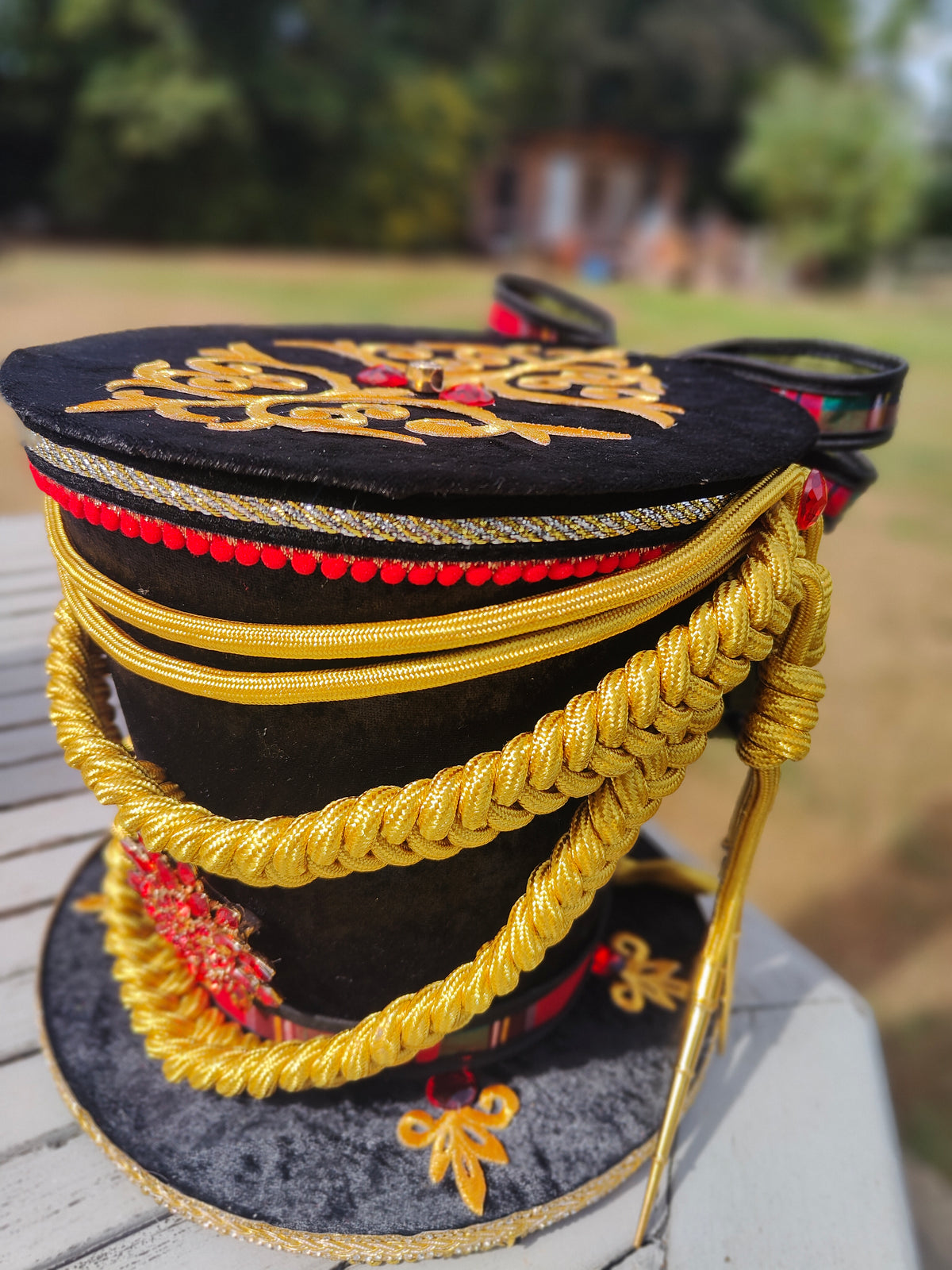 Large Nutcracker hat Christmas decoration