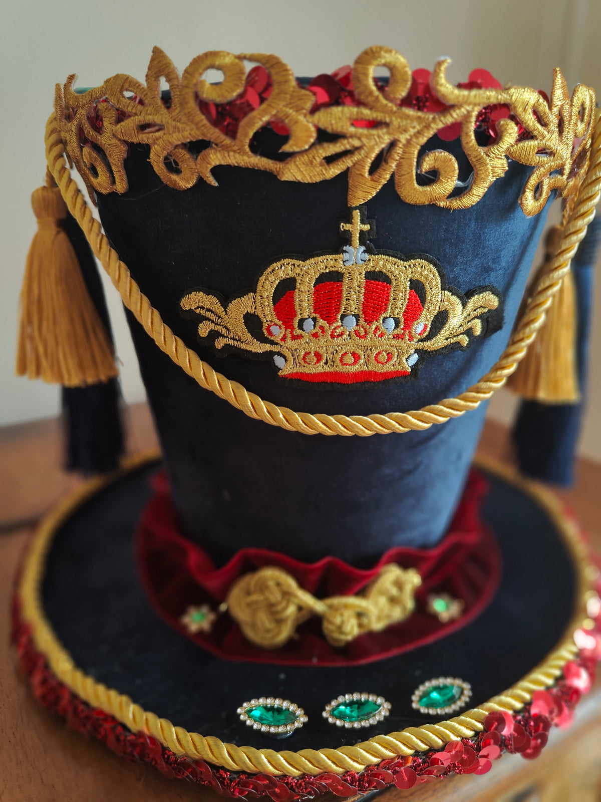 Nutcracker hat navy Christmas Decoration