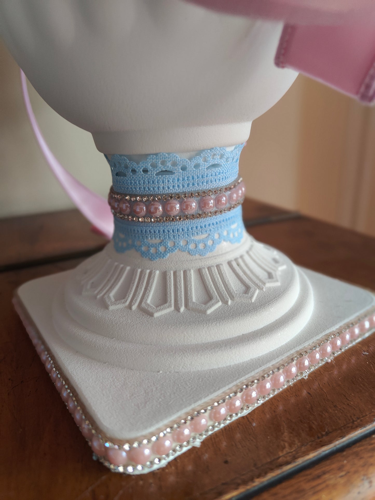 Large artificial flowers planter centrepiece display large roses wedding party display tablecentre