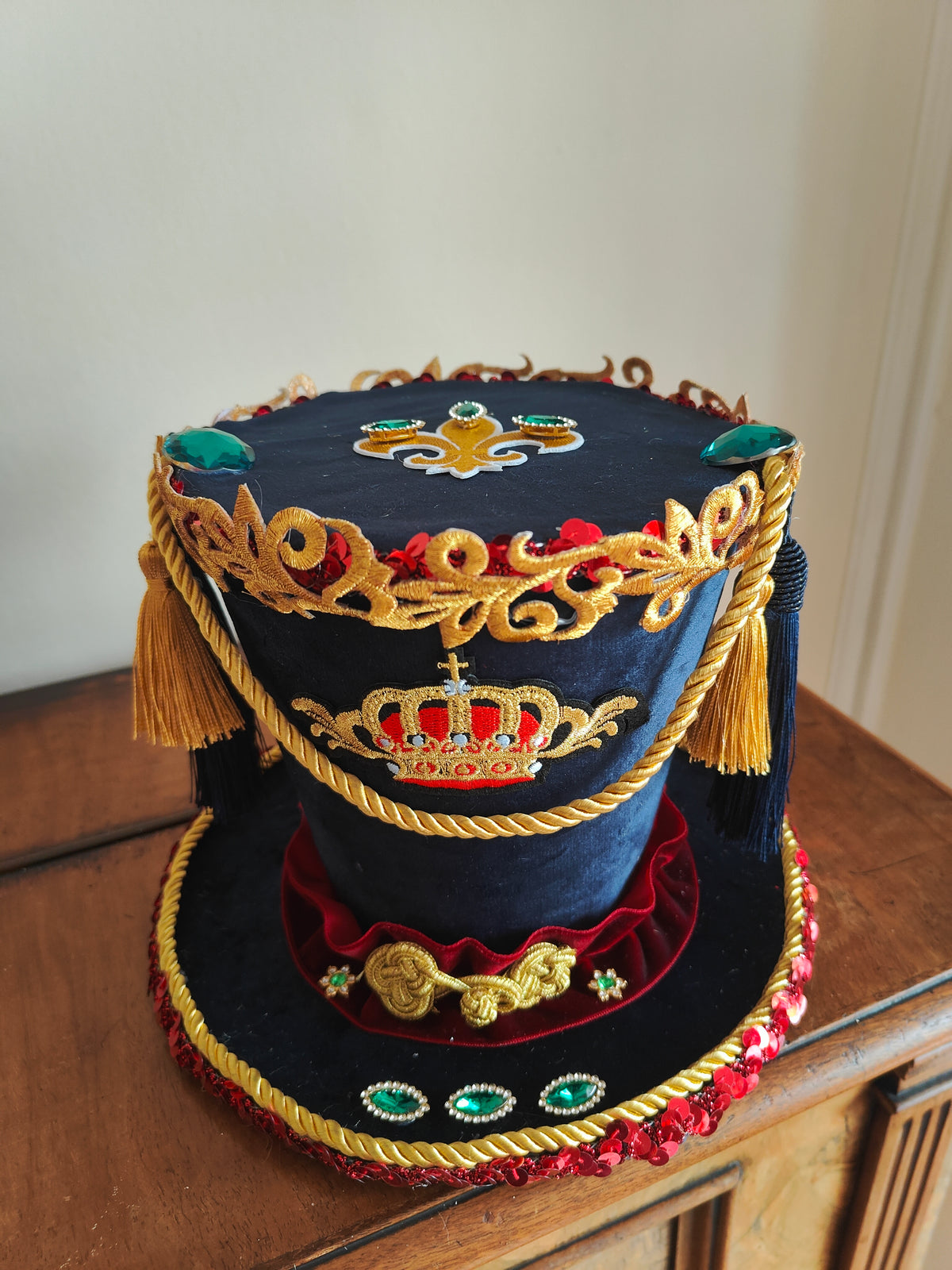 Nutcracker hat navy Christmas Decoration