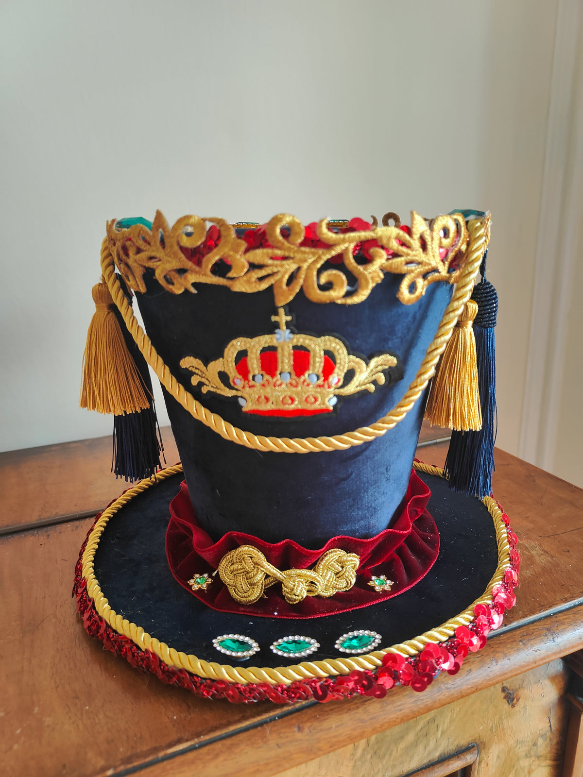 Nutcracker hat navy Christmas Decoration