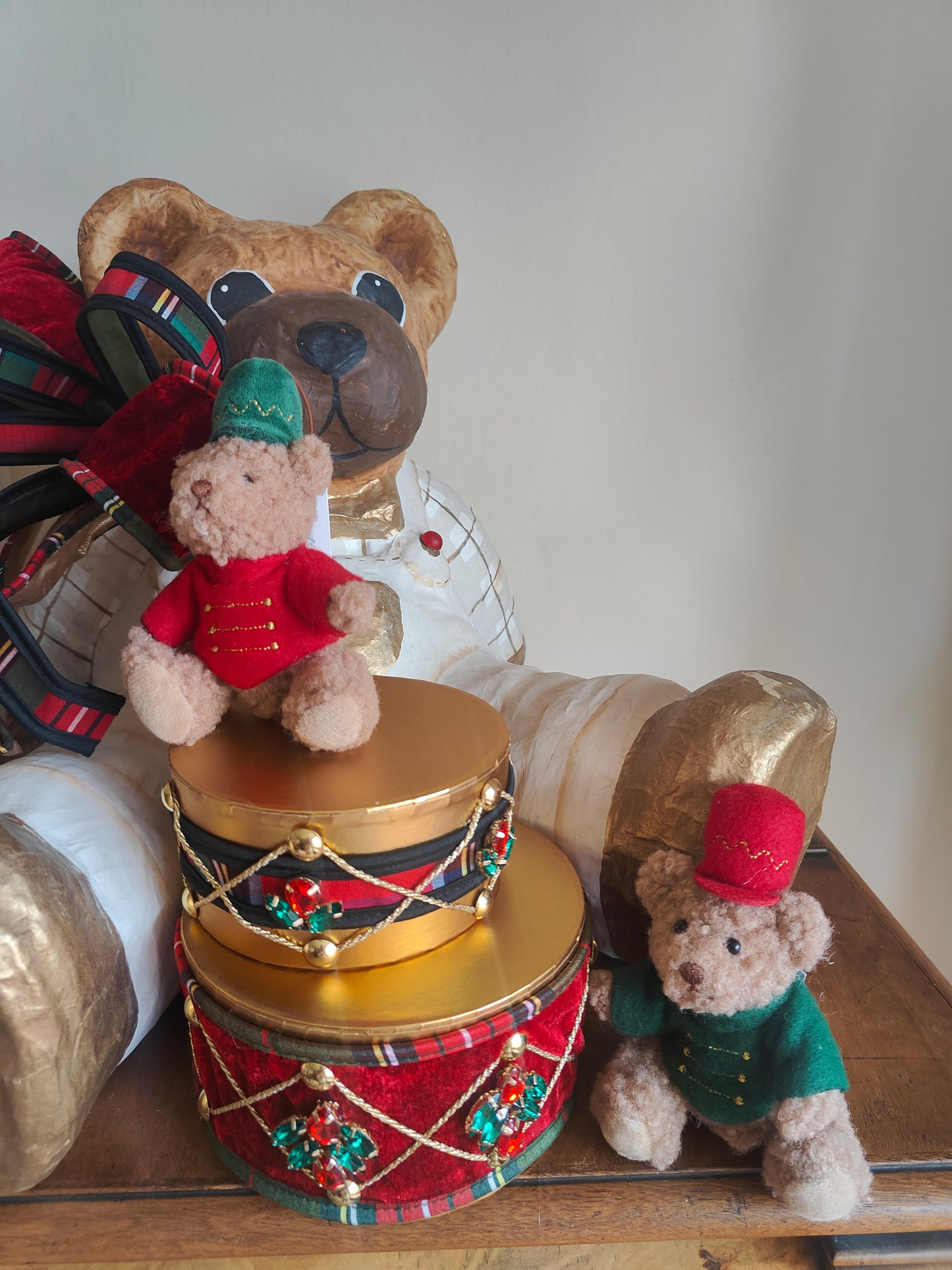 Teddy Nutcracker Christmas tree decoration