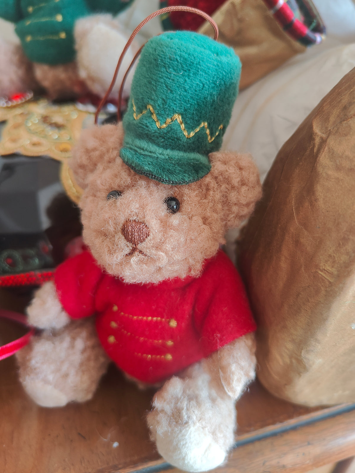 Teddy Nutcracker Christmas tree decoration