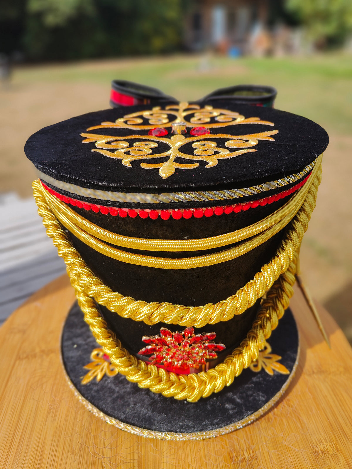 Large Nutcracker hat Christmas decoration