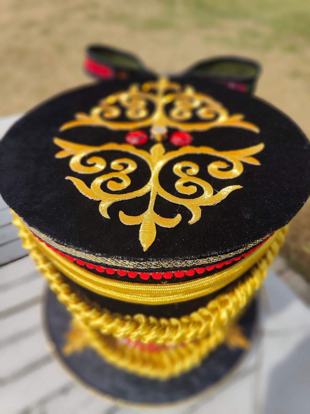 Large Nutcracker hat Christmas decoration