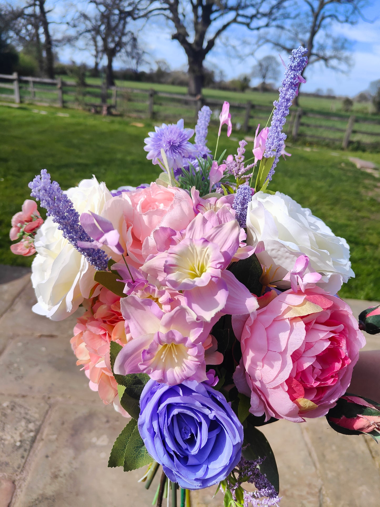 Wedding flowers, bride bouquet, bouquet for vase, bunch of flowers, pink, pastels, lilac, lavender, white florals