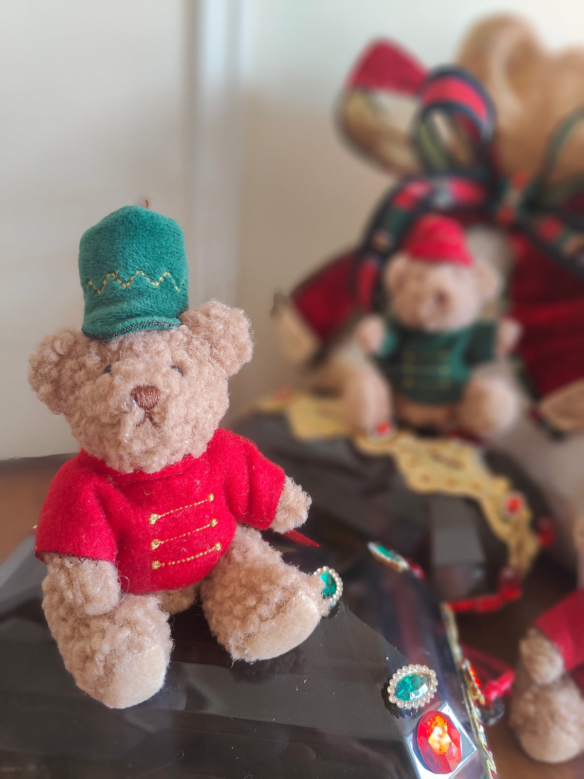 Teddy Nutcracker Christmas tree decoration