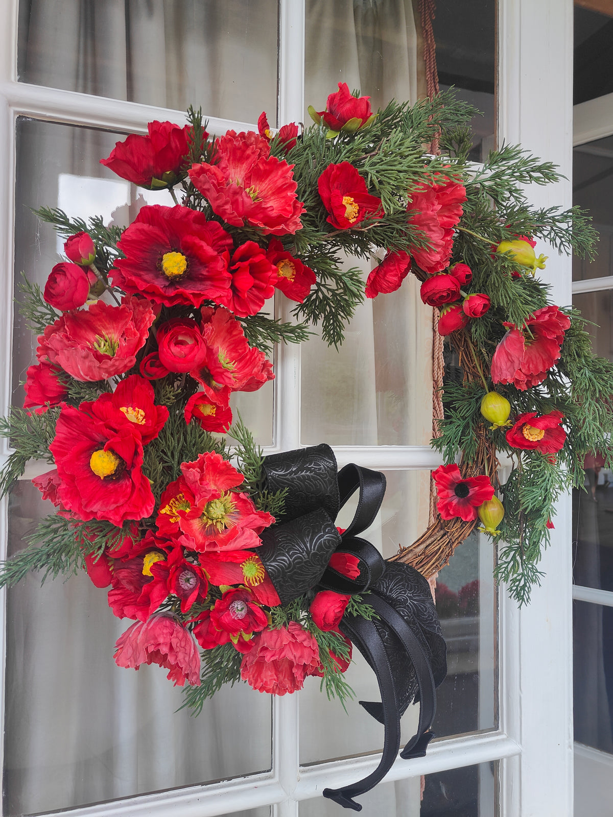 Poppy wreath Remembrance Sunday