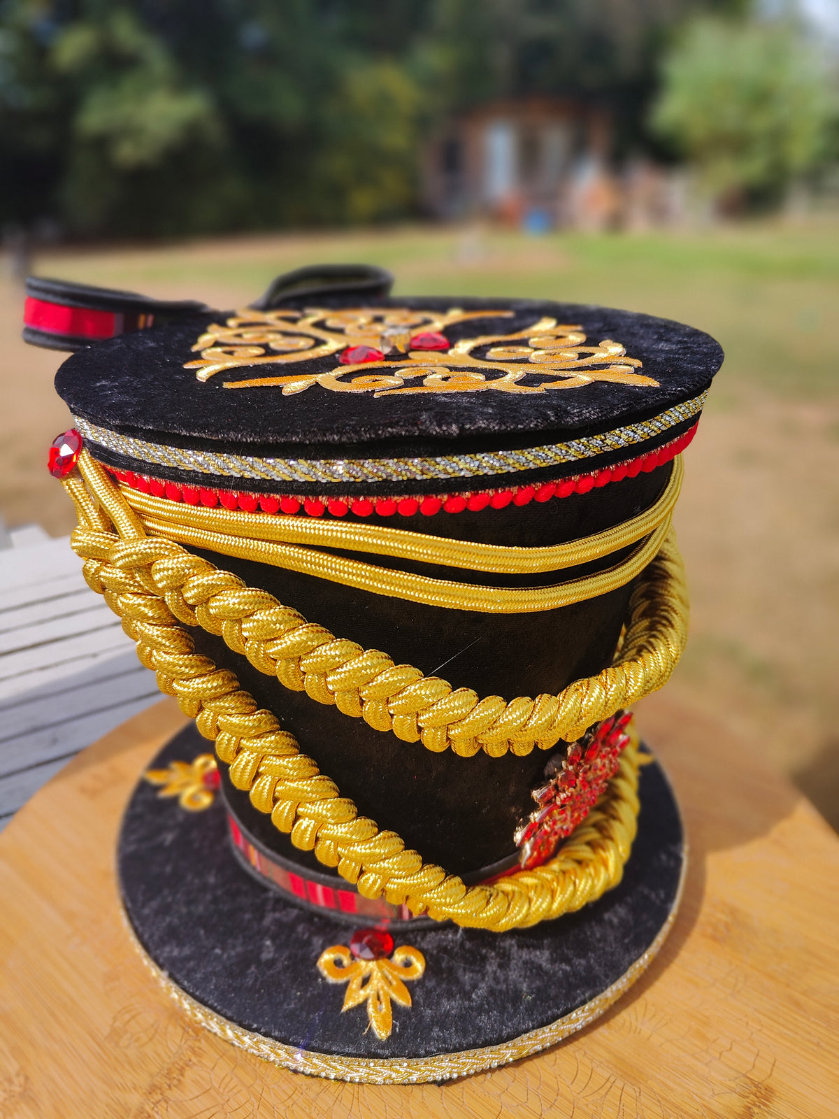 Large Nutcracker hat Christmas decoration