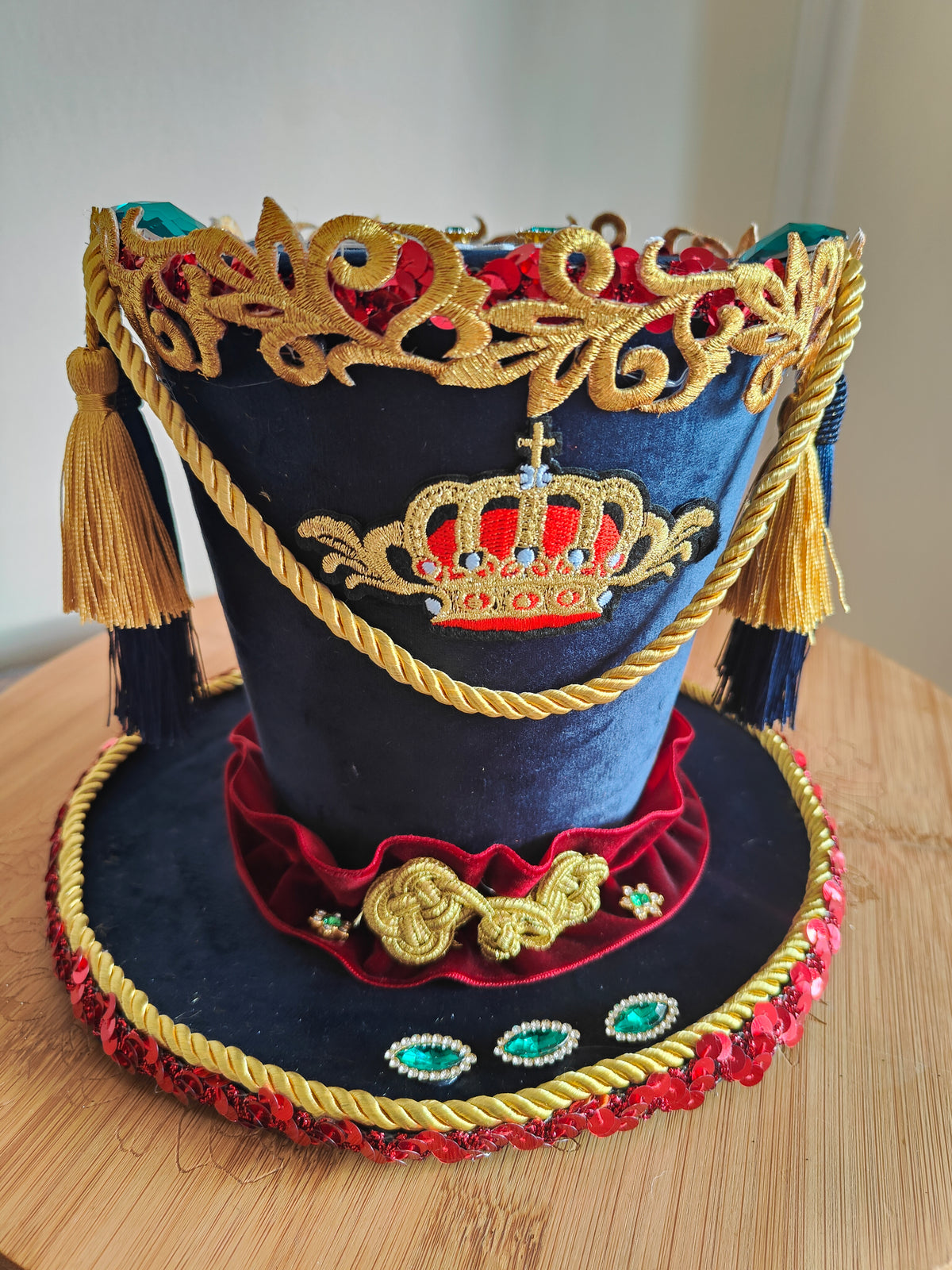 Nutcracker hat navy Christmas Decoration