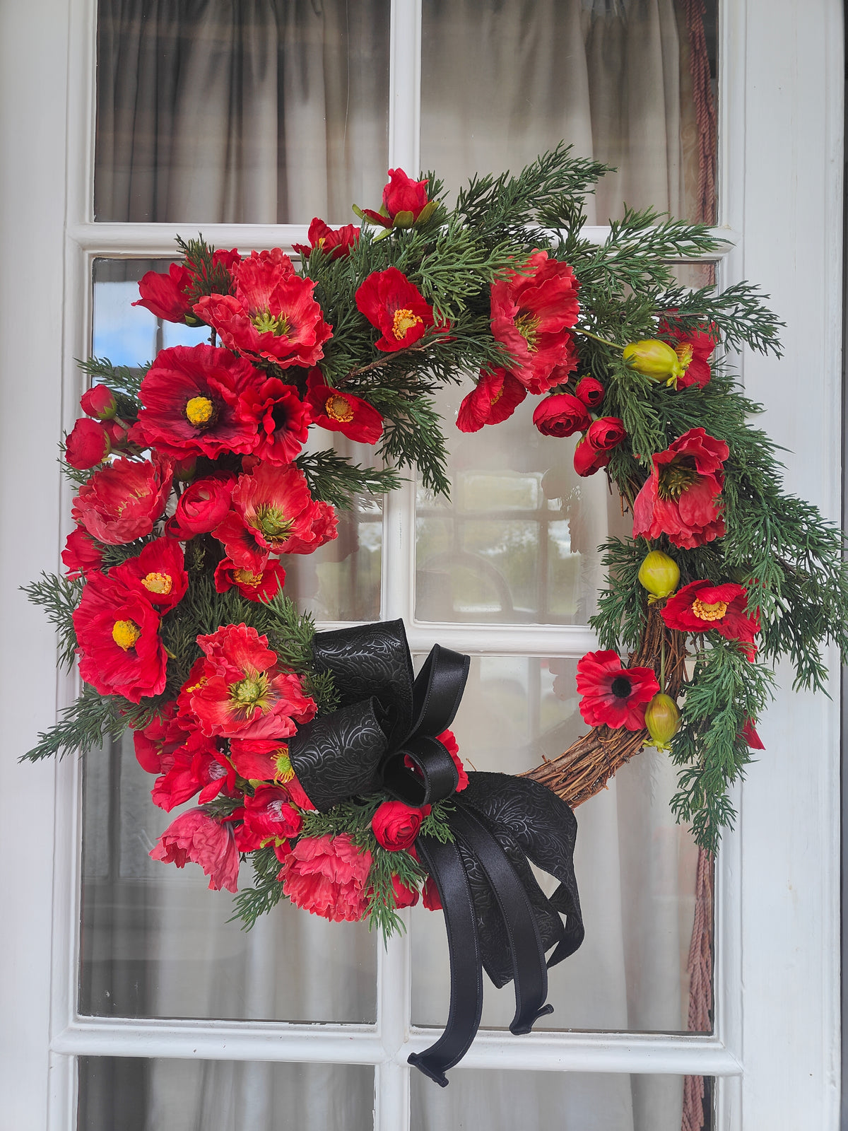 Poppy wreath Remembrance Sunday
