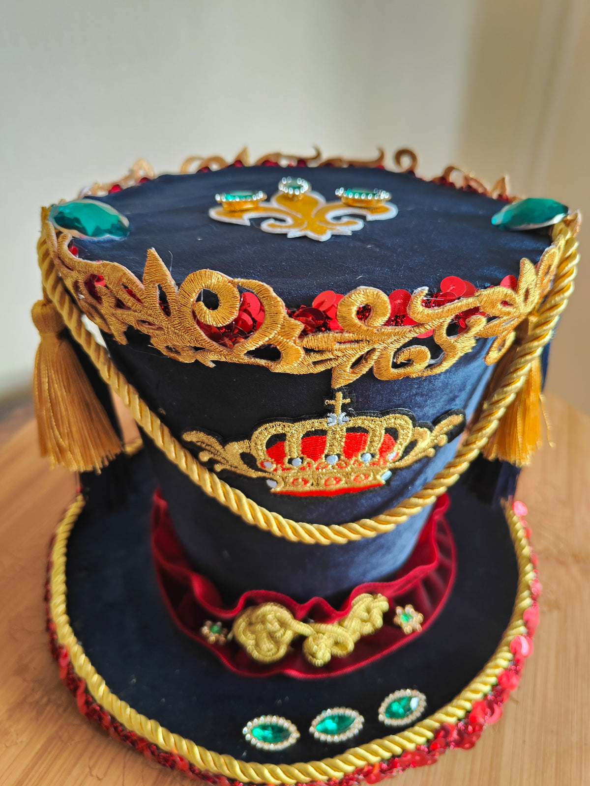 Nutcracker hat navy Christmas Decoration